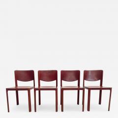 Tito Agnoli Set of 8 Sistina Saddle Dining Chairs by Tito Agnoli for Matteo Grassi - 2557807