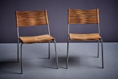 Tito Agnoli Set of two leather Bonacina Miss B2 chairs by Tito Agnoli - 3897985