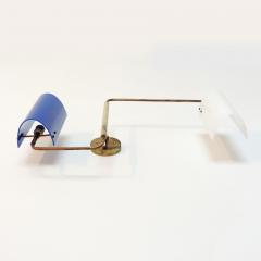 Tito Agnoli Tito Agnoli Adjustable Wall Lamp in Brass and Plexiglas for Oluce Italy 1950s - 1952020