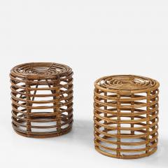 Tito Agnoli Tito Agnoli Bamboo Stool Italy 1960s - 3592206