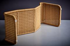 Tito Agnoli Tito Agnoli P3S Pierantonio Bonacina Chaise Lounge in Rattan Italy 1960s - 3512229