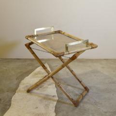 Tito Agnoli Tito Agnoli bamboo food tray late sixties - 3988673