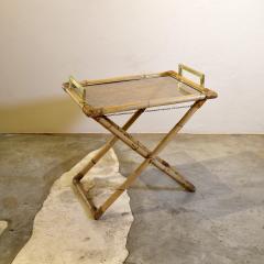 Tito Agnoli Tito Agnoli bamboo food tray late sixties - 3988675