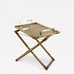 Tito Agnoli Tito Agnoli bamboo food tray late sixties - 3991810