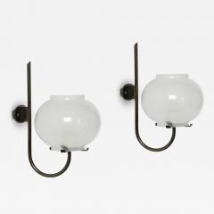 Tito Agnoli Tito Agnoli for Oluce sconces a pair - 3143809
