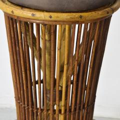 Tito Agnoli Tito Agnoli set of two bamboo stools 1960s - 4320178