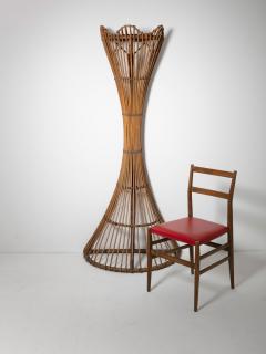 Tito Agnoli Wicker Coat Stand by Tito Agnoli for Bonacina - 4724790
