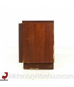 Tobago Brutalist Mid Century Walnut Lowboy Dresser - 3066862