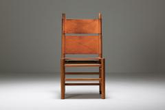 Tobia Scarpa Afra Tobia Scarpa Leather Dining Chairs 1970s - 2308735