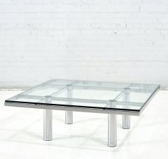 Tobia Scarpa Andre Chrome and Glass Coffee Table for Gavina 1968 - 2529500