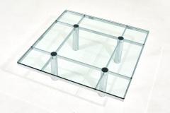 Tobia Scarpa Andre Chrome and Glass Coffee Table for Gavina 1968 - 2529503