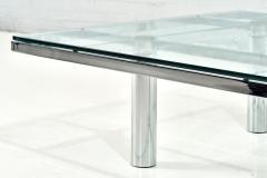 Tobia Scarpa Andre Chrome and Glass Coffee Table for Gavina 1968 - 2529506