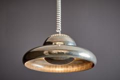 Tobia Scarpa Fior Di Loto Pendant Lamp in Nickel plated Brass by Tobia Scarpa - 4570622