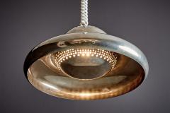 Tobia Scarpa Fior Di Loto Pendant Lamp in Nickel plated Brass by Tobia Scarpa - 4570626