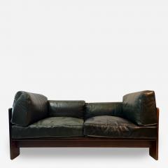 Tobia Scarpa MID CENTURY BASTIANO LEATHER AND ROSEWOOD COUCH BY TOBIA SCARPA - 2668862