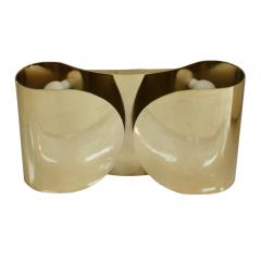 Tobia Scarpa Mid Century Modern Tobia Scarpa Model Foglia Made of Brass Italian Sconces - 2035547