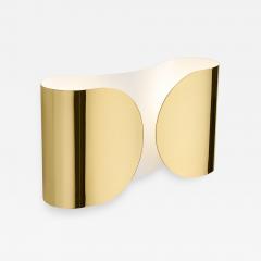 Tobia Scarpa Mid Century Modern Tobia Scarpa Model Foglia Made of Brass Italian Sconces - 2036499