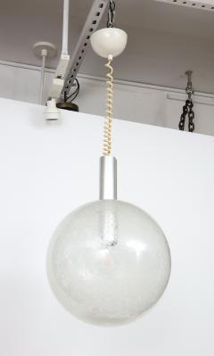 Tobia Scarpa Mid Century Sfera Glass Globe Pendant by Tobia Scarpa for Flos Italy c 1960s - 2619221