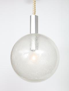 Tobia Scarpa Mid Century Sfera Glass Globe Pendant by Tobia Scarpa for Flos Italy c 1960s - 2619226