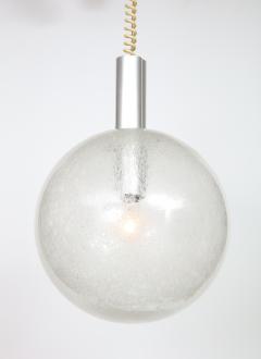 Tobia Scarpa Mid Century Sfera Glass Globe Pendant by Tobia Scarpa for Flos Italy c 1960s - 2619228