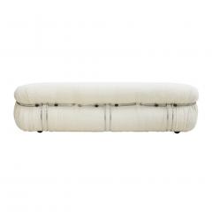 Tobia Scarpa Midcentury White Wool Soriana Sofa and 2 Armchairs By Tobia Scarpa for Cassina - 3798055