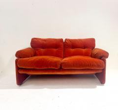 Tobia Scarpa Orange Mid Century Coronado Sofa by Tobia Scarpa for B B Italia - 2916755