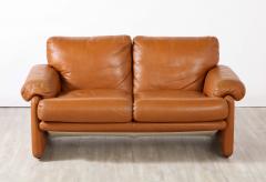 Tobia Scarpa Pair of Tobia Scarpa Coronado Leather Sofas for B B Italia 1975 - 2918978