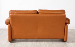 Tobia Scarpa Pair of Tobia Scarpa Coronado Leather Sofas for B B Italia 1975 - 2918980