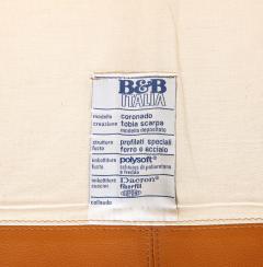 Tobia Scarpa Pair of Tobia Scarpa Coronado Leather Sofas for B B Italia 1975 - 2918988