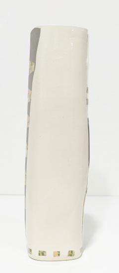 Tobias Weissman Tobias Weissman Tall Glazed Inlaid Porcelain Vase Signed dtd 1982 - 3959597