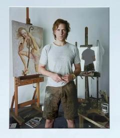 Todd Eberle C Print Photograph of Artist Studio John Currin New York 1999  - 3696304