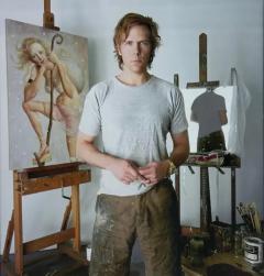 Todd Eberle C Print Photograph of Artist Studio John Currin New York 1999  - 3696306