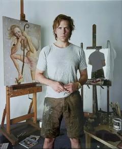 Todd Eberle C Print Photograph of Artist Studio John Currin New York 1999  - 3696851