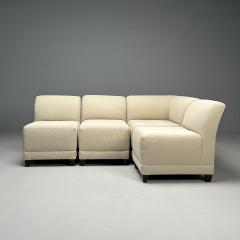 Todd Hase Jean Michel Frank Style Modern Modular Sofa Beige Fabric 2010s - 3741603