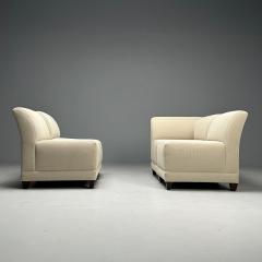 Todd Hase Jean Michel Frank Style Modern Modular Sofa Beige Fabric 2010s - 3741606