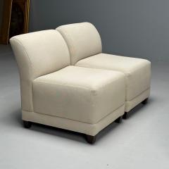 Todd Hase Jean Michel Frank Style Modern Modular Sofa Beige Fabric 2010s - 3741608