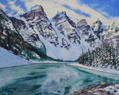 Todd Lachance Moraine Lake Frozen - 3565622