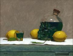 Todd M Casey Green Skull with Lemons - 3117868