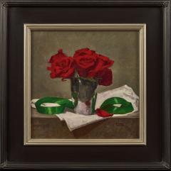 Todd M Casey Red Roses in a Silver Cup - 4373711