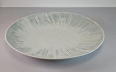 Toini Muona Toini Muona Large Decorative Dish in Natural White Stripes Arabia 1954 - 4042767