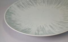 Toini Muona Toini Muona Large Decorative Dish in Natural White Stripes Arabia 1954 - 4042769