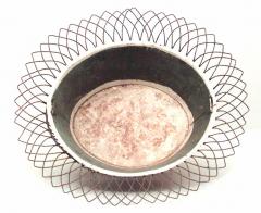 Tole Metal Filigree Basket - 4669142
