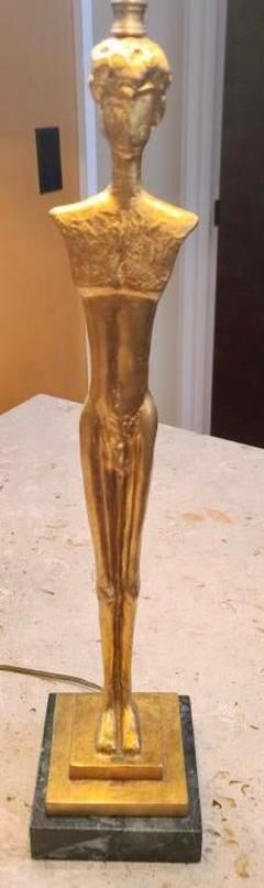 Tom Corbin Gilt Bronze Figural Table Lamp by Tom Corbin - 2247370