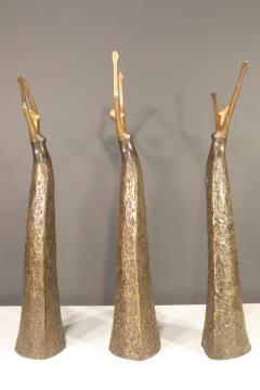 Tom Corbin Three Bronze Sculptures in Style of Tom Corbin - 2496094