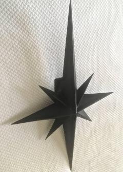 Tom Dixon Awesome Pair of Wrought Iron Star Sconces Attributed to Tom Dixon First Period - 367109