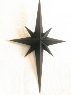 Tom Dixon Awesome Pair of Wrought Iron Star Sconces Attributed to Tom Dixon First Period - 367110