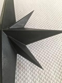 Tom Dixon Awesome Pair of Wrought Iron Star Sconces Attributed to Tom Dixon First Period - 367113