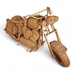 Tom Dixon Tom Dixon attributed Harley Davidson sculpture for Habitat in rattan 1990 - 4749796