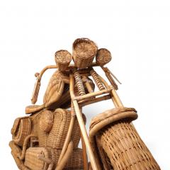 Tom Dixon Tom Dixon attributed Harley Davidson sculpture for Habitat in rattan 1990 - 4749799