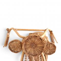 Tom Dixon Tom Dixon attributed Harley Davidson sculpture for Habitat in rattan 1990 - 4749803